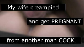 My big boobed cheating wife creampied and  get pregnant by another man! – Cuckold roleplay story with cuckold captions – Part 1
